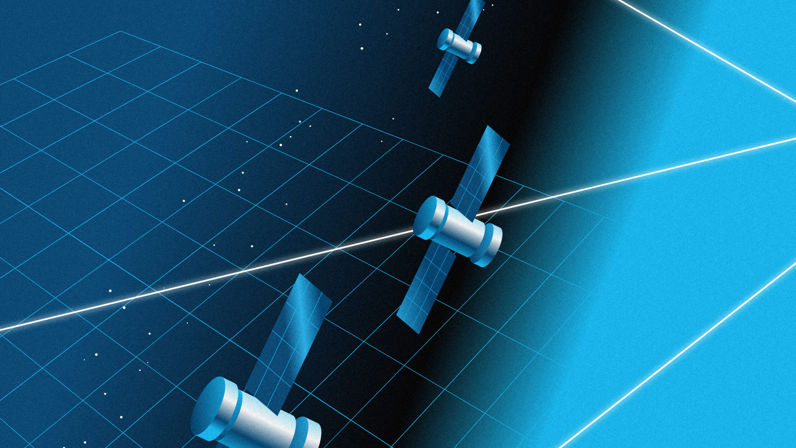 5G-STARDUST space backdrop with network and satellites