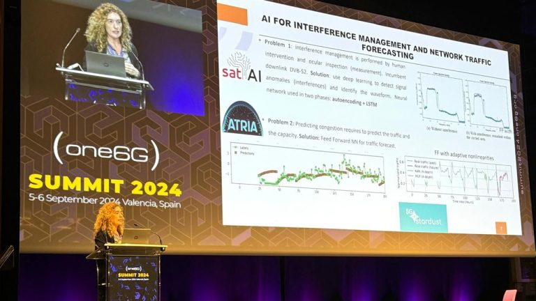 Ana Perez-Neira, Director of 5G-STARDUST partner Centre Tecnològic de Telecomunicacions de Catalunya (CTTC) at one6G Summit