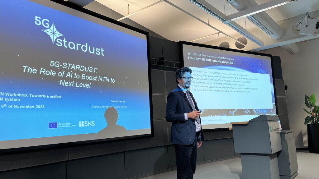 5G-STARDUST's Project Coordinator Tomaso de Cola - of German Aerospace Center (DLR)