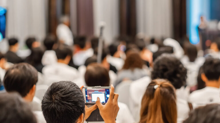 Crowd at a conference